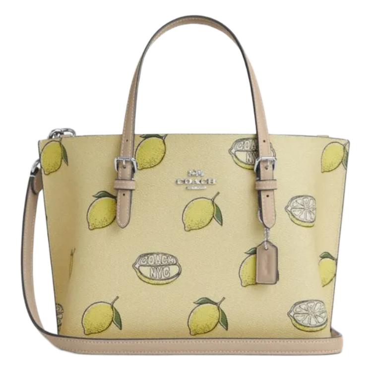 

Coach Mollie Lemon Print Coated Canvas Tote Bag Women tote Garden-Marsh Mixed-Colors CAL78-SVXUC Basic Set (Bag+Dust Bag)