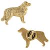 Golden Retriever - Gold-plated Pin Brooch, Elegant Dog Ornament, Unique Pin by Brand