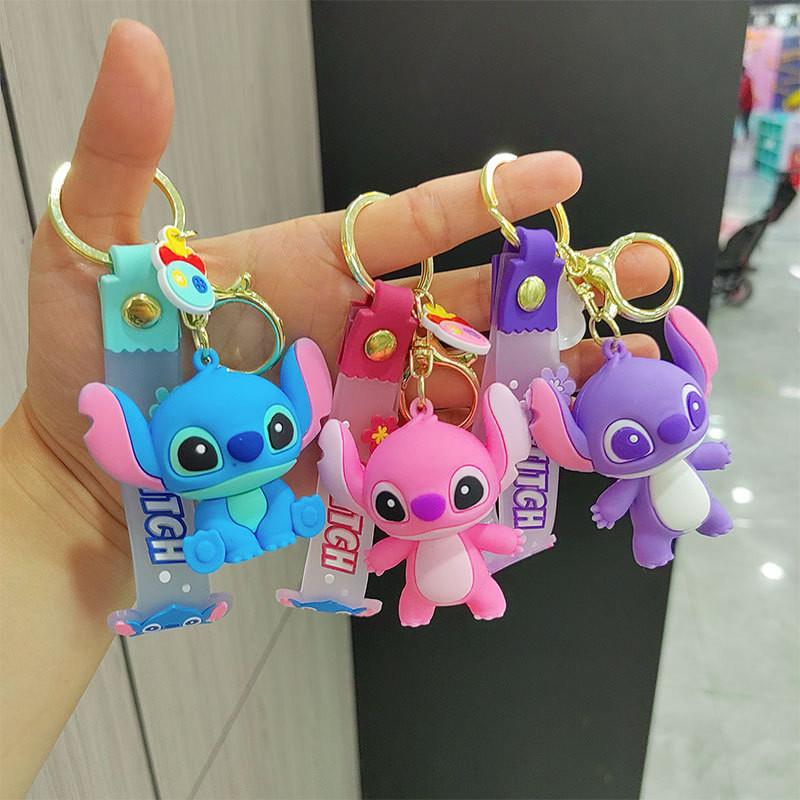 Colorful Silicone Stitch Keychain Accessory Perfect Cute Gift For All Occasions