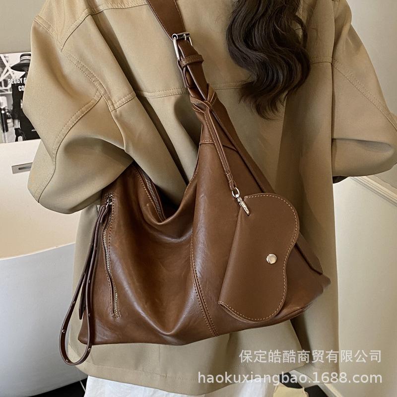 Bag Light Luxury Niche High-end Messenger Bag Women's Bag 2025 New High-end Shoulder Bag Large-capacity Tote Bag