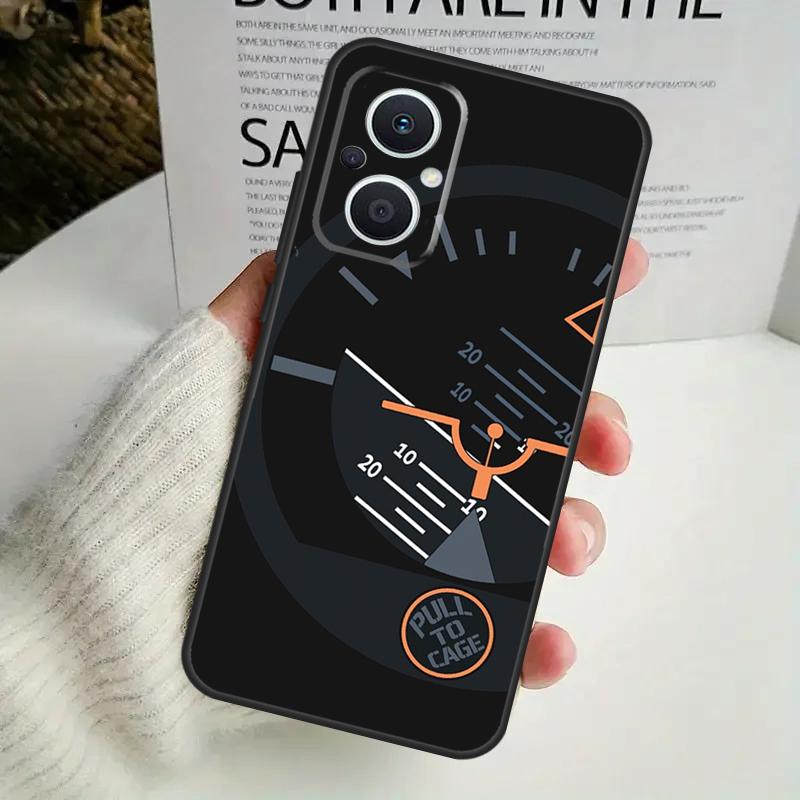 Flight Instruments Case For OPPO Reno 8T 4Z 5Z 8 10 11 Pro 4 5 6 7 Lite OPPO Find X6 Pro X3 X2 X5 Lite Cover
