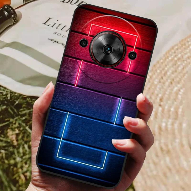 Per ZTE Blade A75 5G Custodia Cool Stampata Silicone TPU Morbida Cover per ZTE Blade A75 5G Custodie Nere Protettive Guscio Telefono A 75 5G