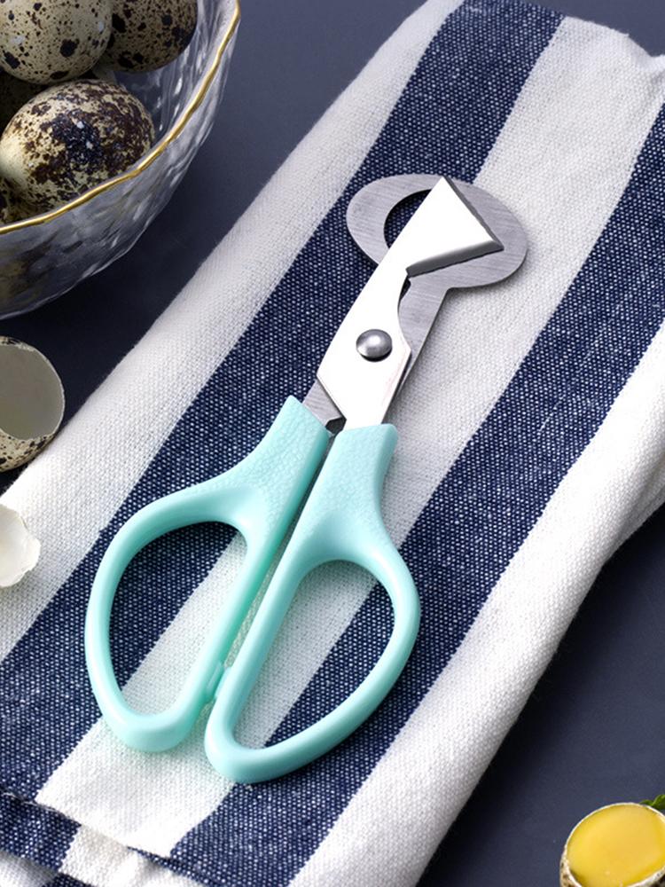 Vaktel Öppen Spricka Liten Äggskal Saxklipp Fågel Äggskal Separator Cigarrskärare Öppnare Verktyg Klippare Knäckare Blad Sax