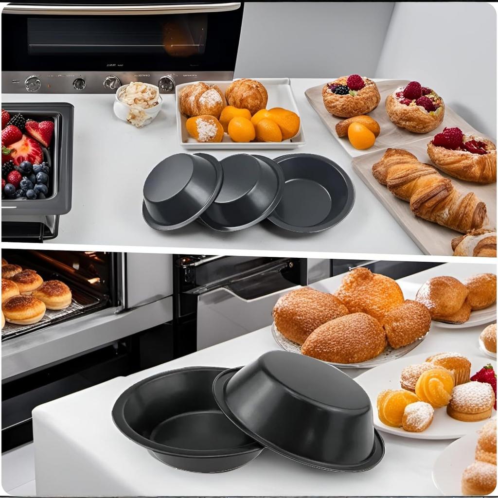 Nonstick Cake Pan 5 Inch Pie Pan Carbon Steel Baking Mold Dessert Cake Tin 11cm