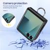 Suitable for Samsung ZFlip 20% Off Foldable Phone Case Flip7 with Ring Stand, Card Slot, Protective Cover, Matte Transparent 6