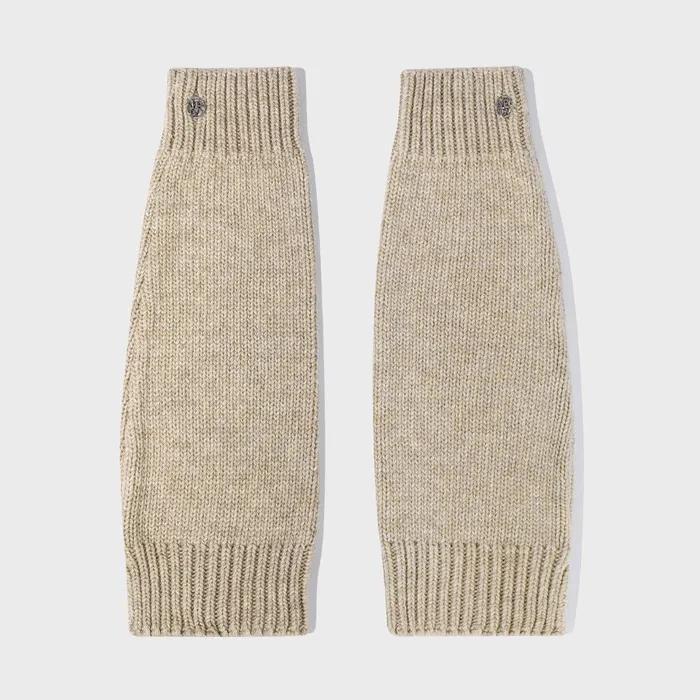 KNIT LEG WARMER beige