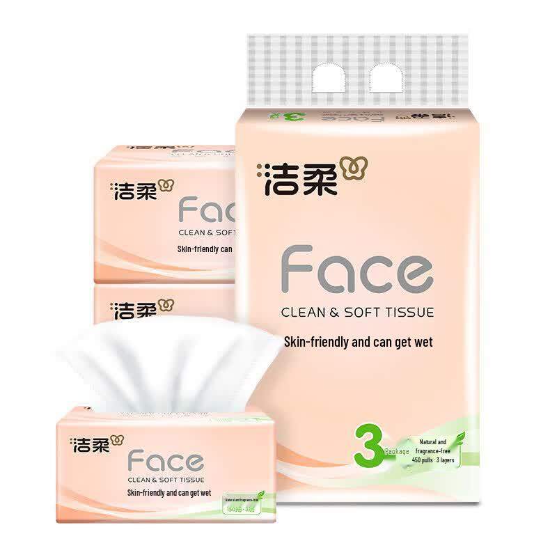 Jie Rou Large Wet-Strength Facial Tissues