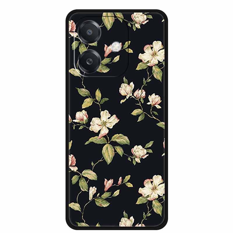 For OPPO A20 Case A 20 Phone Cover Lion Wolf Black Silicone Soft Back Cover Case For OPPO A40 A40m A60 5G Case A 40 A 60 Coque