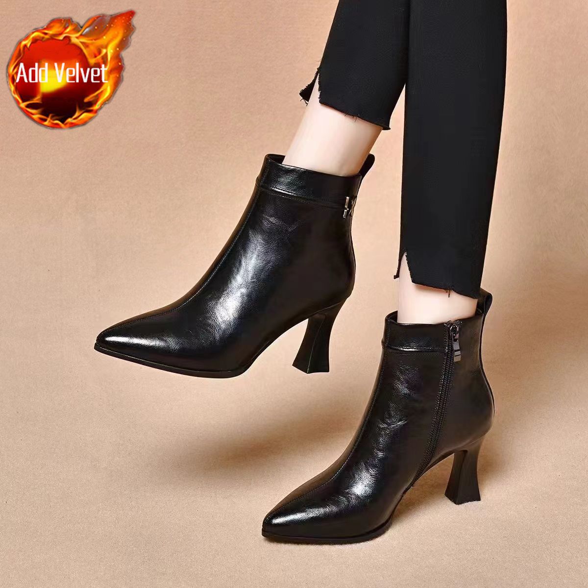 

Men Women Winter Spring Autumn Boots Leather Warm Protection for Cold Weather Insulated Material for Winter Comfort 36