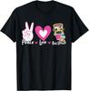 Peace Love Bus Driver Design for a Man Woman Kids T-Shirt