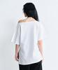 MUSINSA STANDARD WOMAN Women'S Relaxed Off-Shoulder T-Shirt [White]