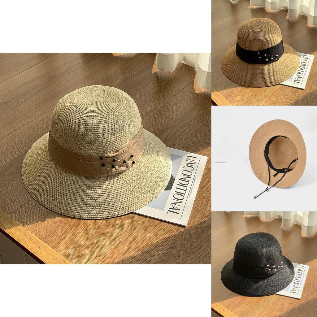 Summer Straw Sun Hat With Wide Brim For Women Sun Protection And Fashion Outdoor Accessory