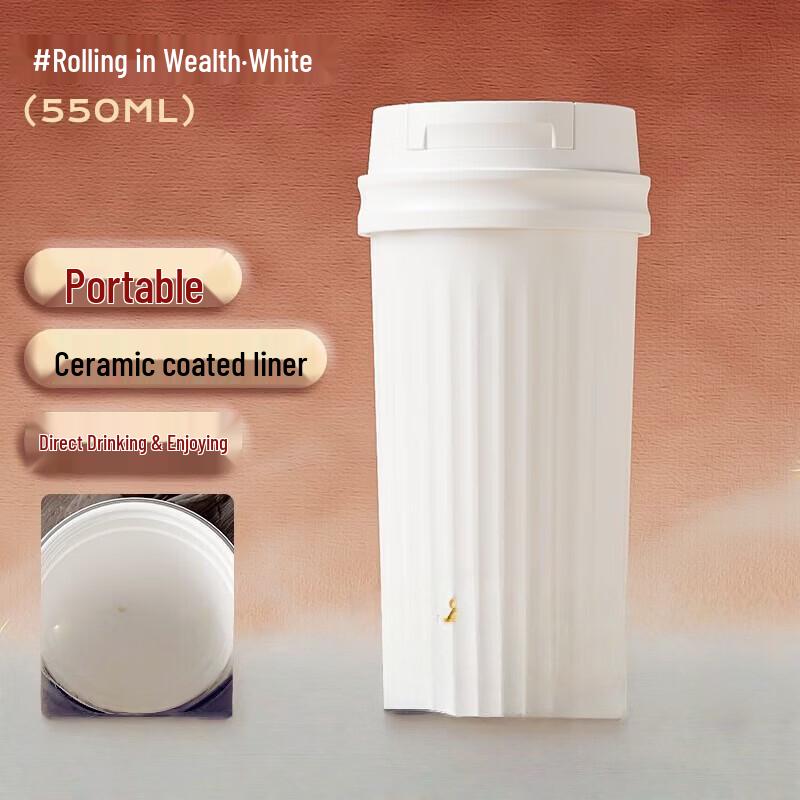 DillerBell Insulated Coffee Mug with Ceramic Liner