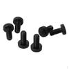 60Pcs Guitar Tremolo Bridge Fine Tuning Screws Black Electric Bass Parts