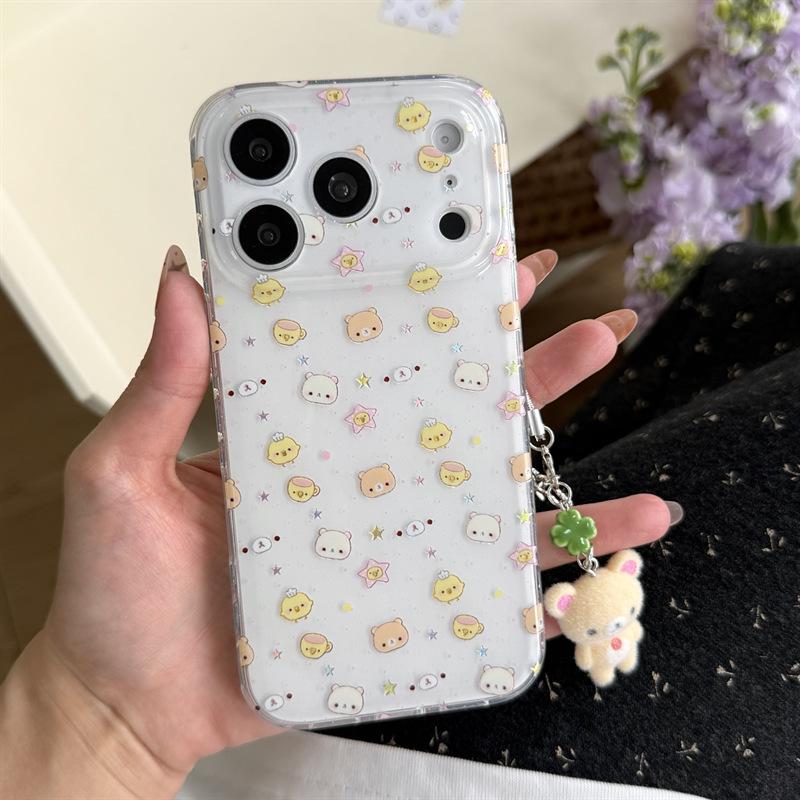 Rilakkuma Cute Chicken Case for iPhone 16/15 Pro Max/14/13