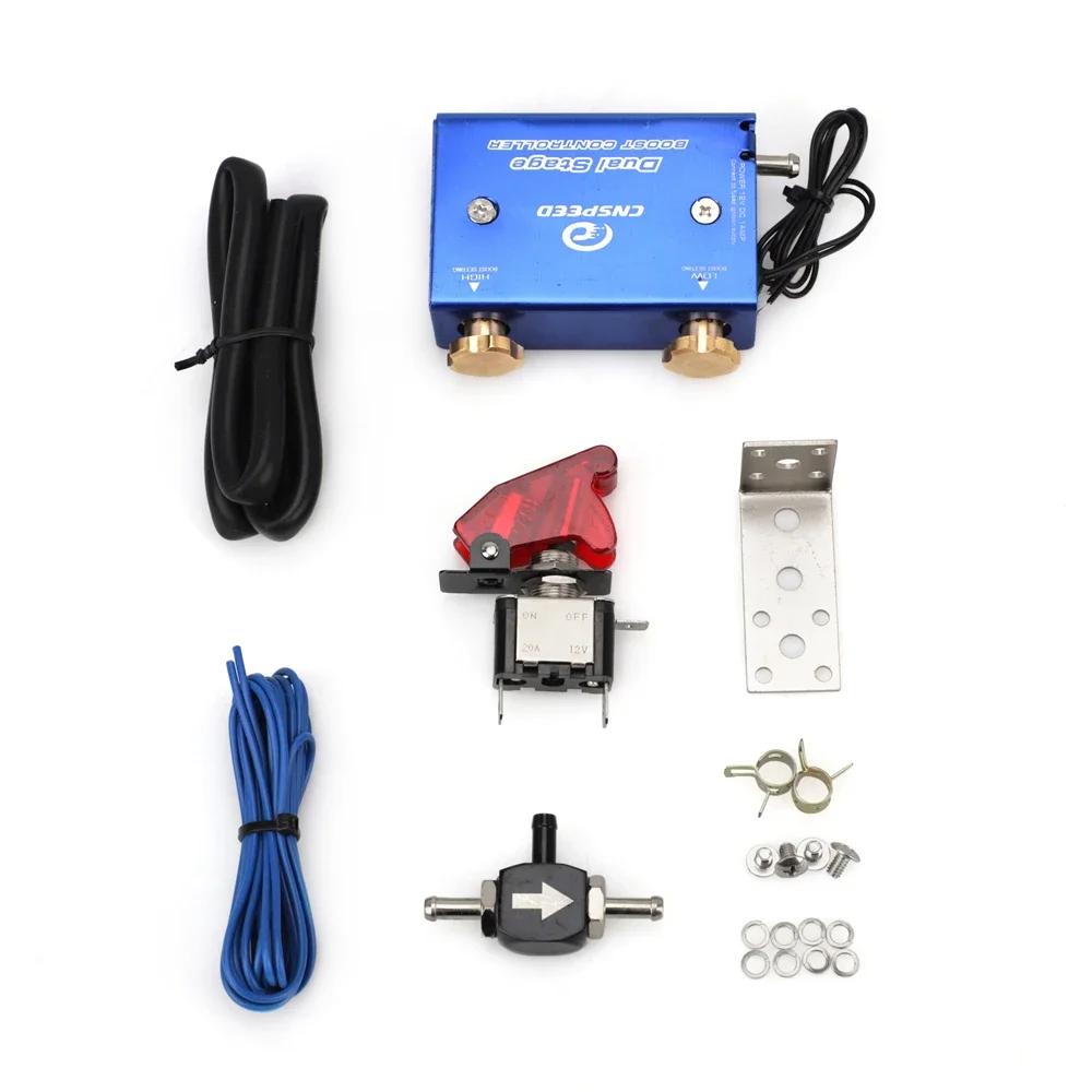 2"52mm Car Auto LED 12V Turbo Boost Gauge PSI&BAR Pointer Meter with Turbocharger Boost Electronic Controller Universal