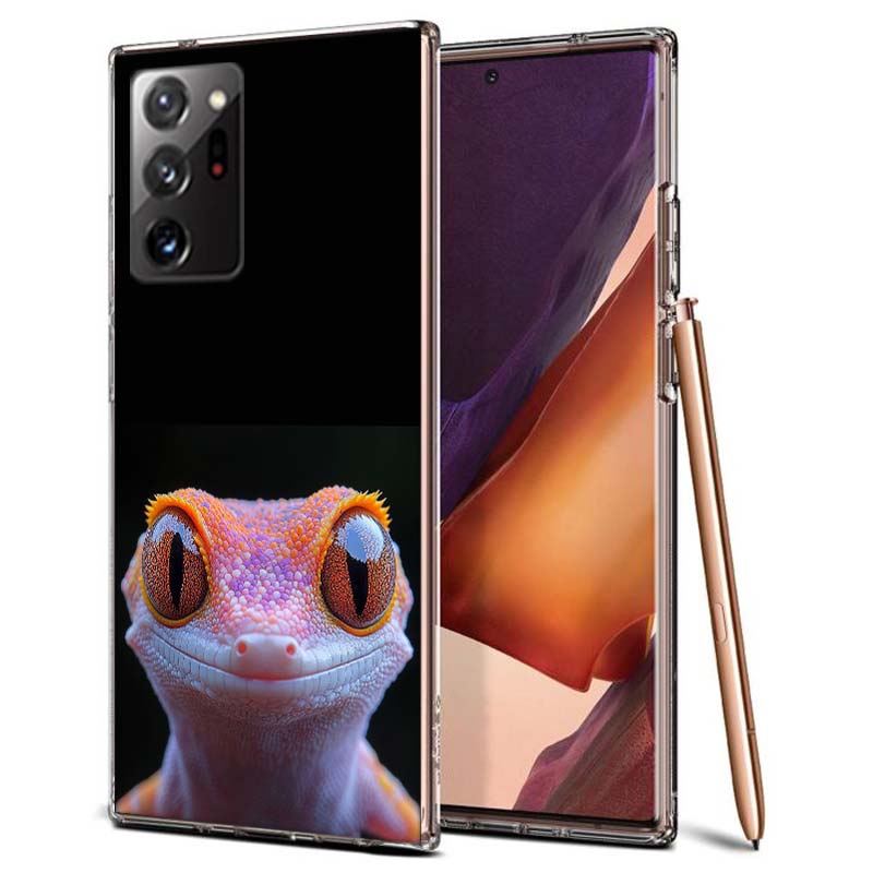 Lizards and Geckos Have Big Eyes Phone Case for Samsung A55 A35 A25 A15 A07 A05S A16 A17 A26 A36 A37 A56 A57 Galaxy Note 20 10 A