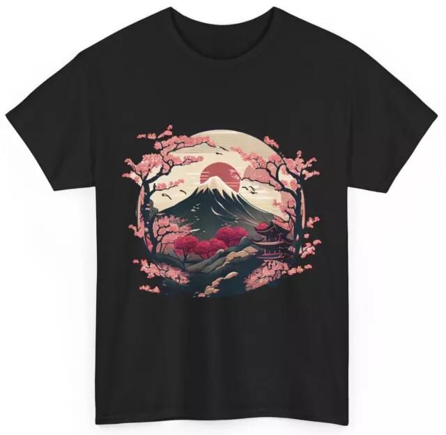

Japanese Art Shirt Cherry Blossoms Tshirt Japanese Culture Lovers Shirt Unisex T-Shirt XL