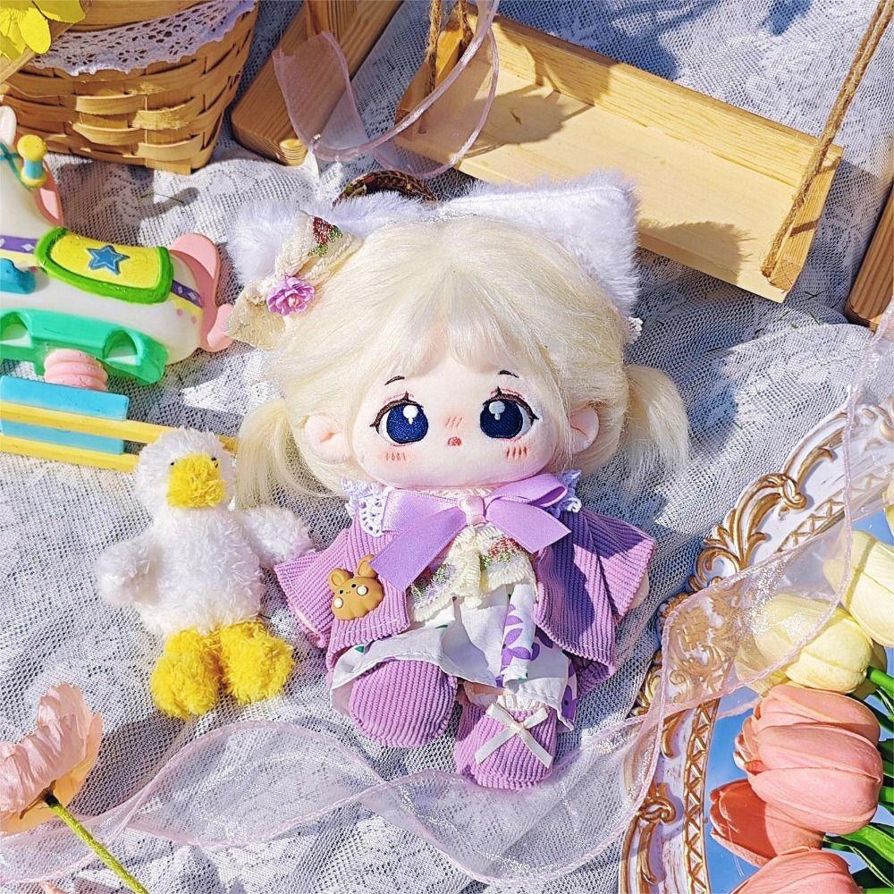 Jumpsuit Cotton Doll Clothes Rompers Plush Doll Clothes 20cm Cotton Doll's Clothes  Children Gift
