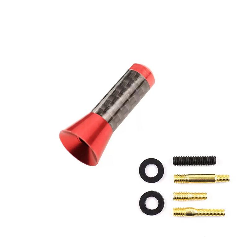 

3,5 см 8 см 12 см Высококачественная черная карбоновая автомобильная антенна Momo для крыши AM/FM-радио, декоративная антенна, универсальная для большинства транспортных средств