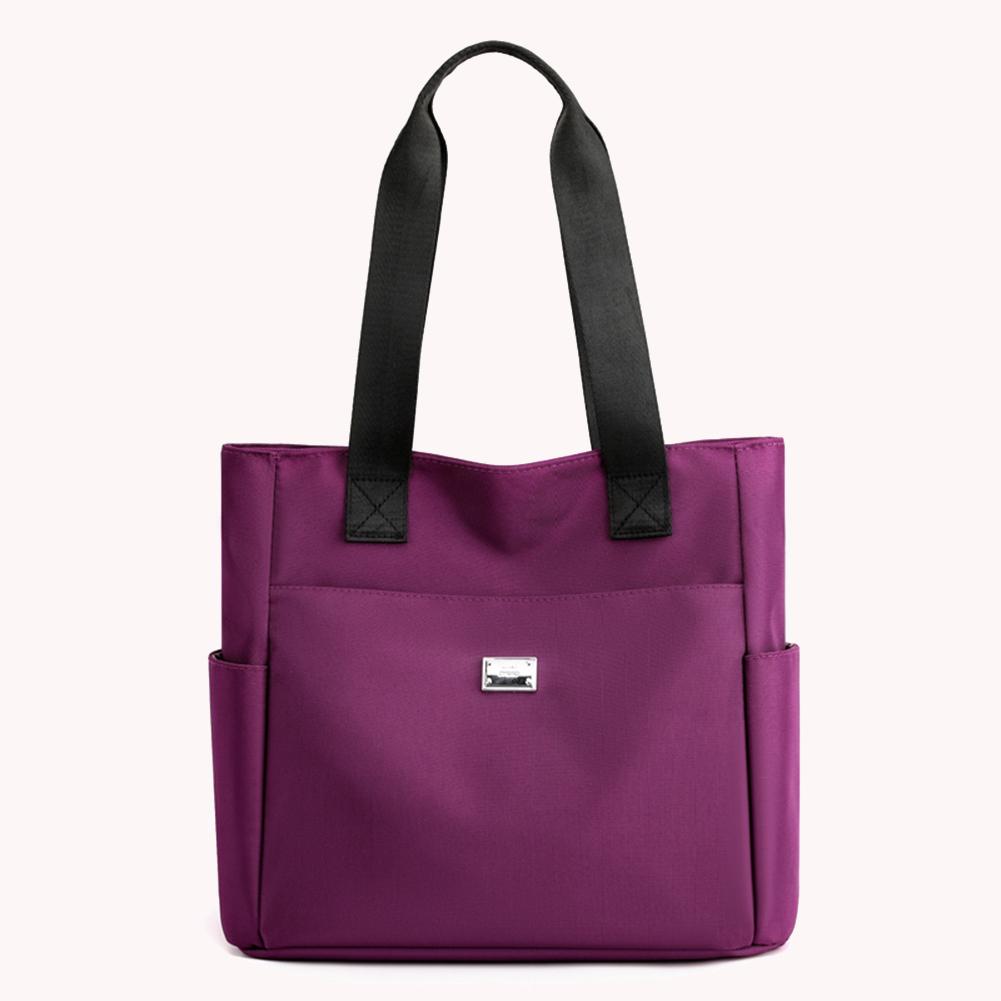 Women Handbags Nylon Top-handle Bags Multi-Pockets Large Capacity Casual Fashion Portable Simple Elegant for Weekend Vacation