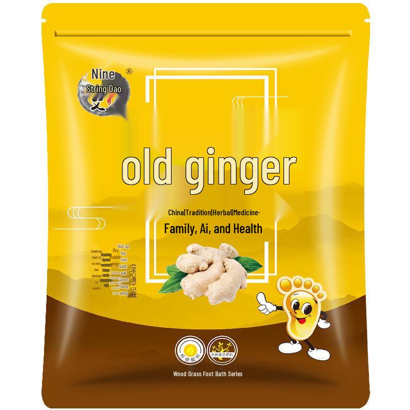 Angelika Beifuß & Safran Ingwer Fußbadpulver für kalte Hände, Füße und Schlaf – Unisex Fußbadebeutel