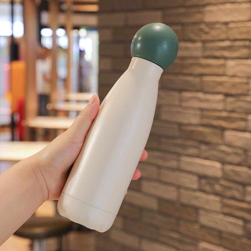 750ml Mattierte Edelstahl Sport-Thermosflasche mit schmaler Öffnung
