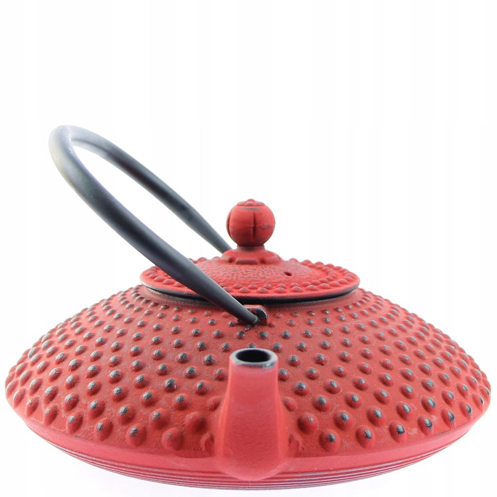 Cast Iron Kettle 1.25L Tea Teapertowel 2X Cups Set