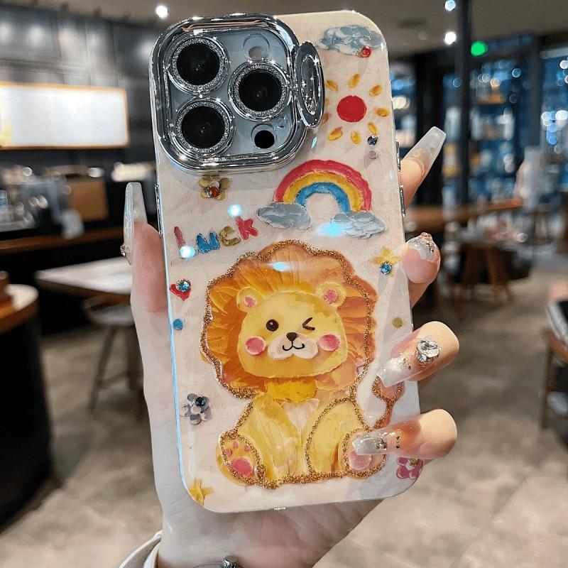 Butterfly Beach Design Phone Case IPhone 16 Pro Max 15 14 With Full Coverage Lens Protector Built-in Stand
