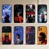 Die W-Weeknd B-Bliding L-Lights Handyhülle Für iPhone17,16,15,14,13,12 Plus,Max Weiches Silikon Schwarze Hülle