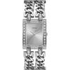 Mod Heavy Metal Silver Metal Ladies Quartz Watch W1121L1