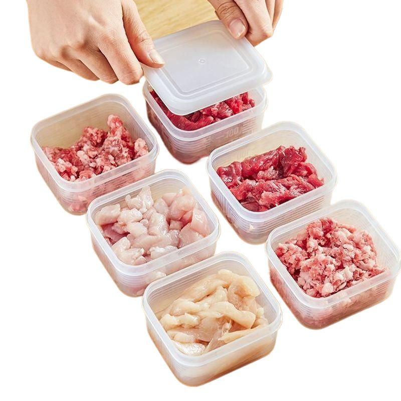 Enhanced Food-Grade Refrigerator Freezer Box with Thickened Meat Compartment