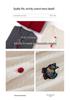 2025 A/W 100% Pure Cashmere Cable Knit Embroidered Cardigan