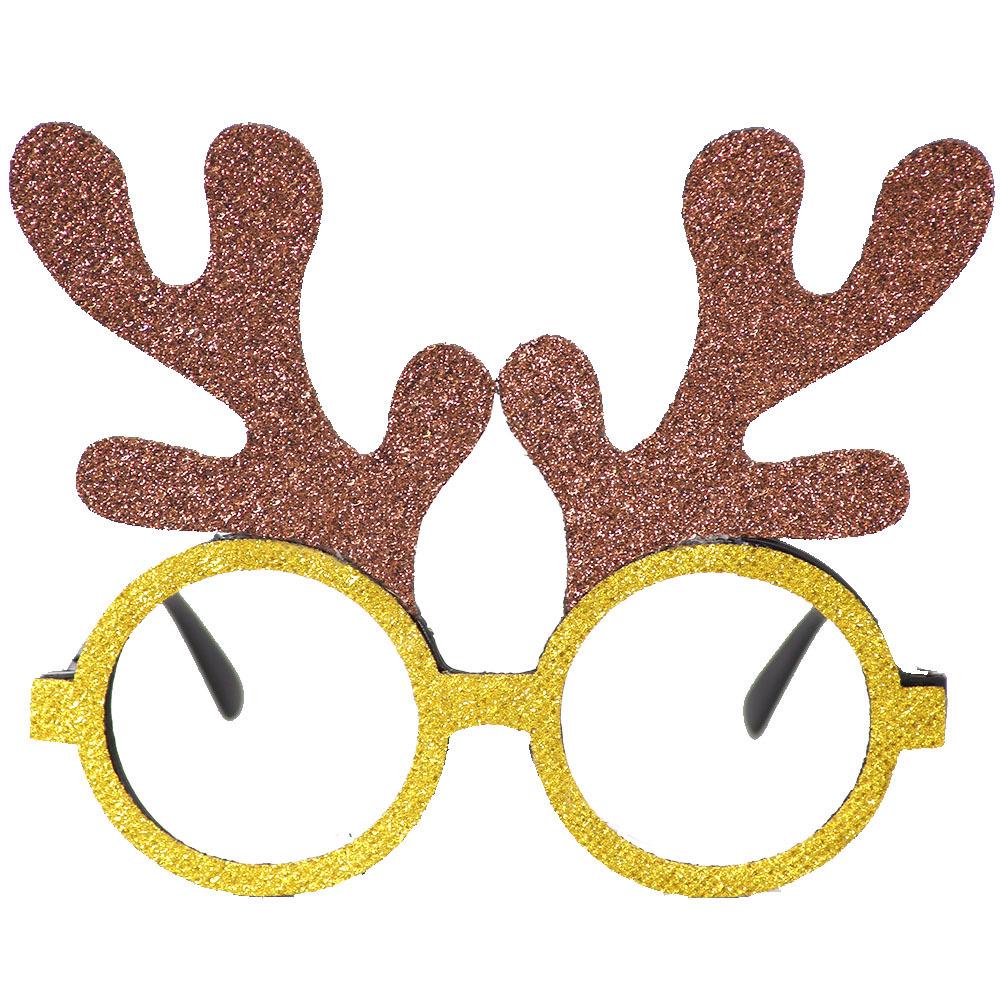 Christmas Party Eyeglass Frames: Santa, Snowman & Antler Designs for Kids