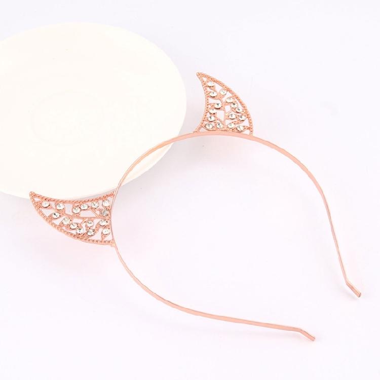 Openwork Devil Horn Costume Headband with Metal Look Frame for Cosplay Party Outfits, Photos, and Styling Dressingup