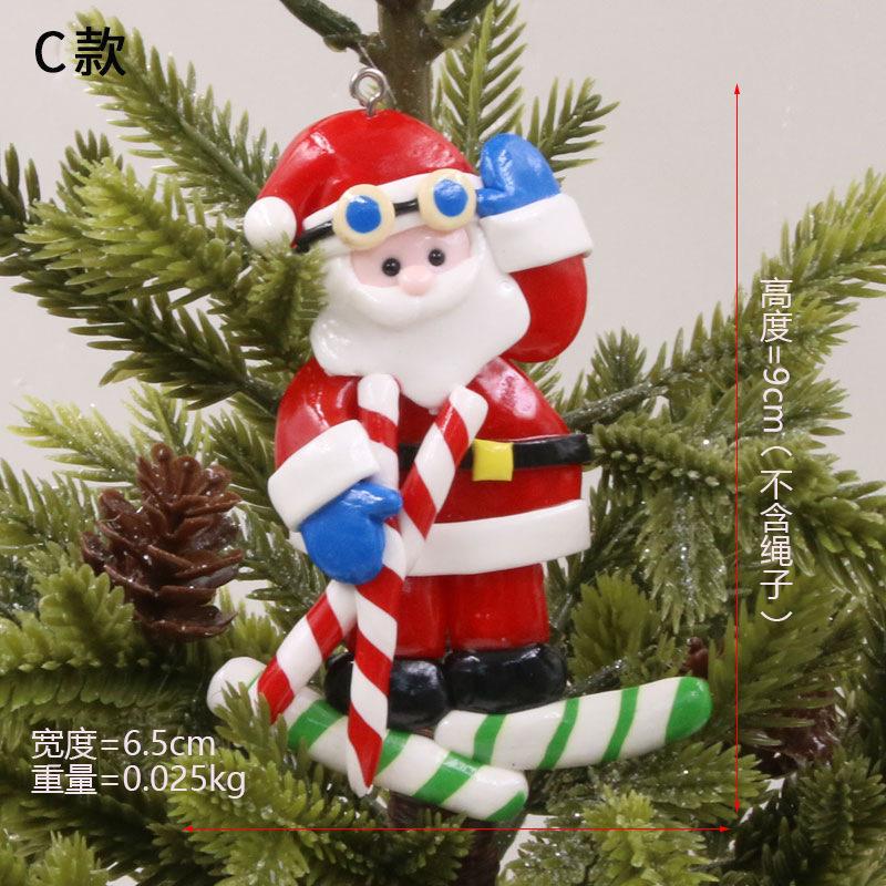 Soft Clay Christmas Decorations Pvc Christmas Gift Ideas New Christmas Decoration Product Approximately 9 * 6cm For Festive Gift
