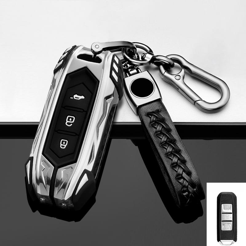 Zinc Alloy Car Flip Key Case Cover Shell Fob For Baojun 560 Rs-5 530 630 310 E100 310W 510 730 360 Holder Keyless Accessories
