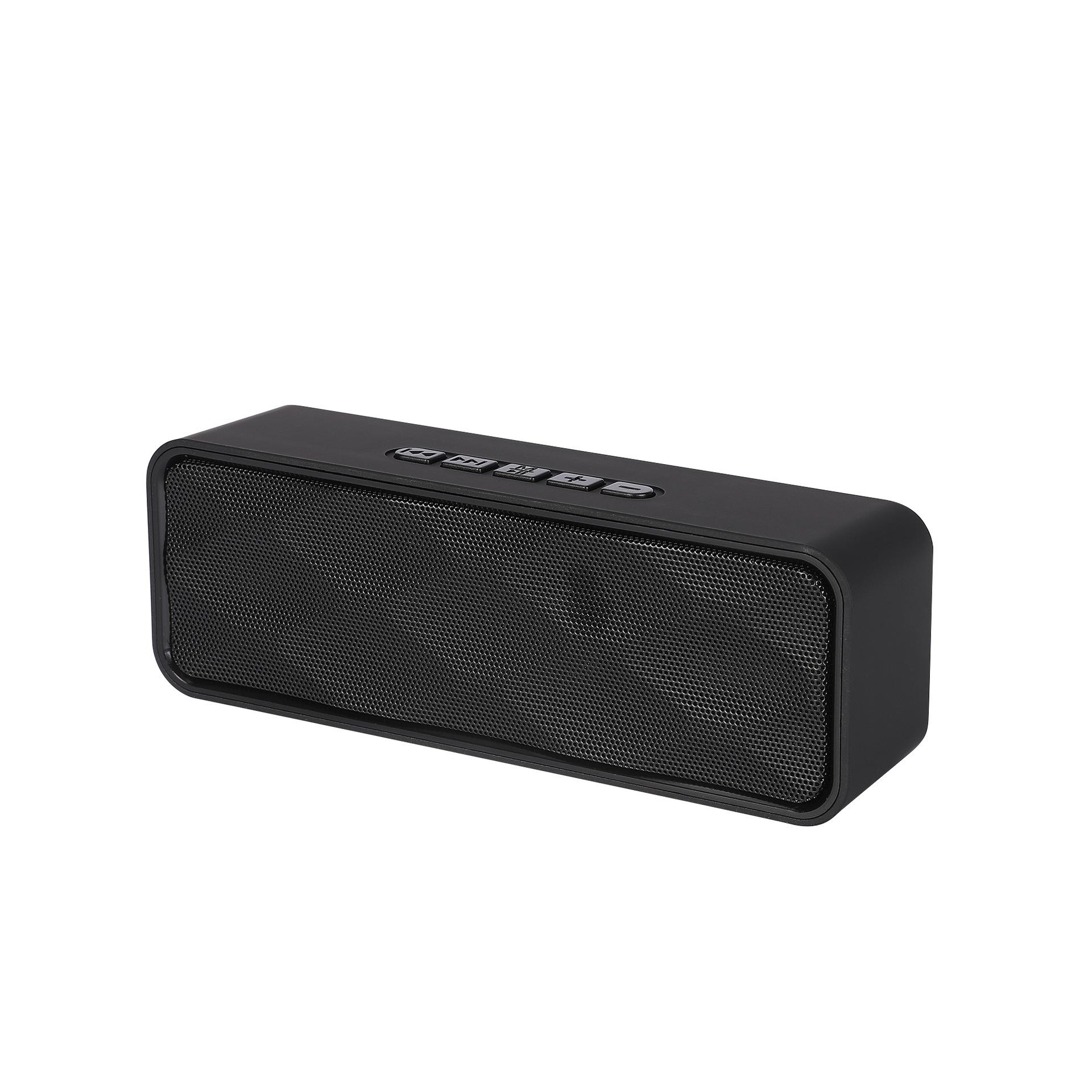 

Wireless Bluetooth Outdoor Speaker with Subwoofer and Card Slot - Compact Stereo for Phone, Computer, and Car Mount Standard Edition: English Voice чорний