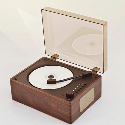 Şarj Edilebilir Retro Vinil Bluetooth Pikap & CD Çalar Hoparlör