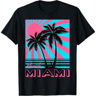 Miami Beach TShirt Florida Miami Palm Trees T-shirt T-Shirt