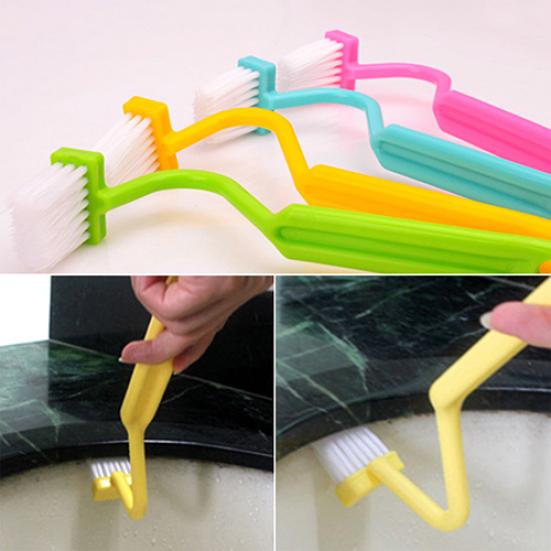 S-Shaped Toliet Brush Cleaning Side Curved Clean Households Closestool Hand Tool