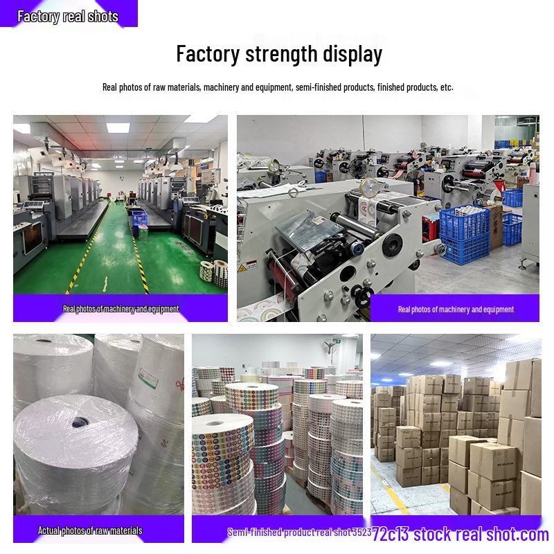 Dog & Animal Anime Stickers - 1 Inch Roll, 500 Labels