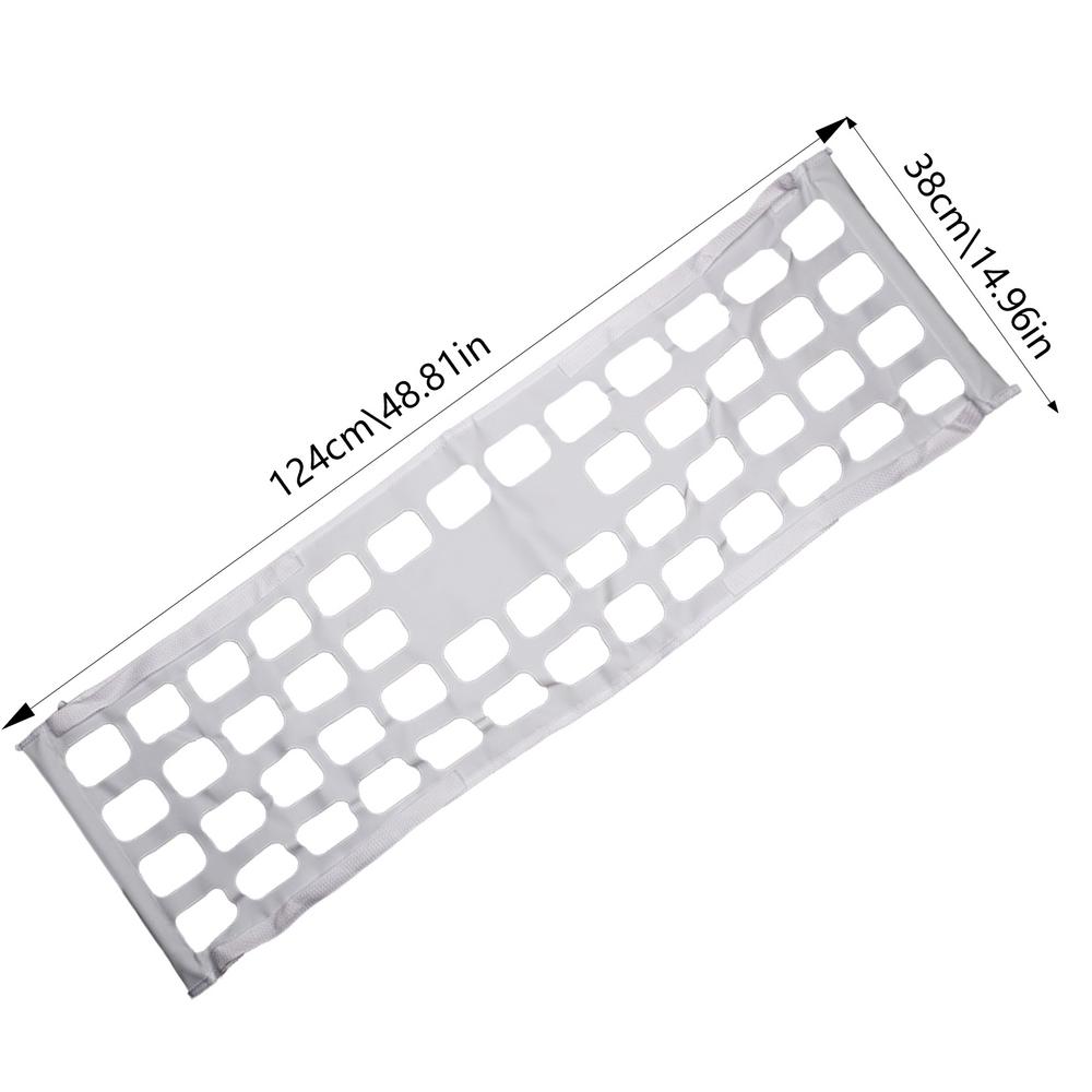 

Сетка для кузова пикапа Грузовая сетка для кузова пикапа Складная сетка для крепления Грузовая сетка Эластичная сетка для ежедневных легких грузов белый
