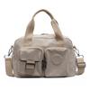 Korean Version of Casual Portable Small Square Bag Women's New Versatile Fashion Shoulder Messenger Bag Nylon Cloth Multi-pocket Pillow Bag