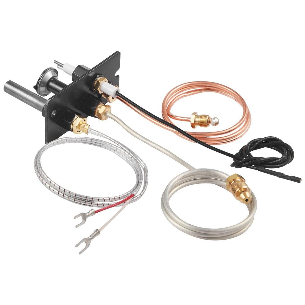 Gas Pilot Assembly, OE 69L17, 69L1701, 904405, J4117, 108084-02 Fireplace Gas Pilot Assembly Kit, Natural Gas Ignition Replacement, Compatible with