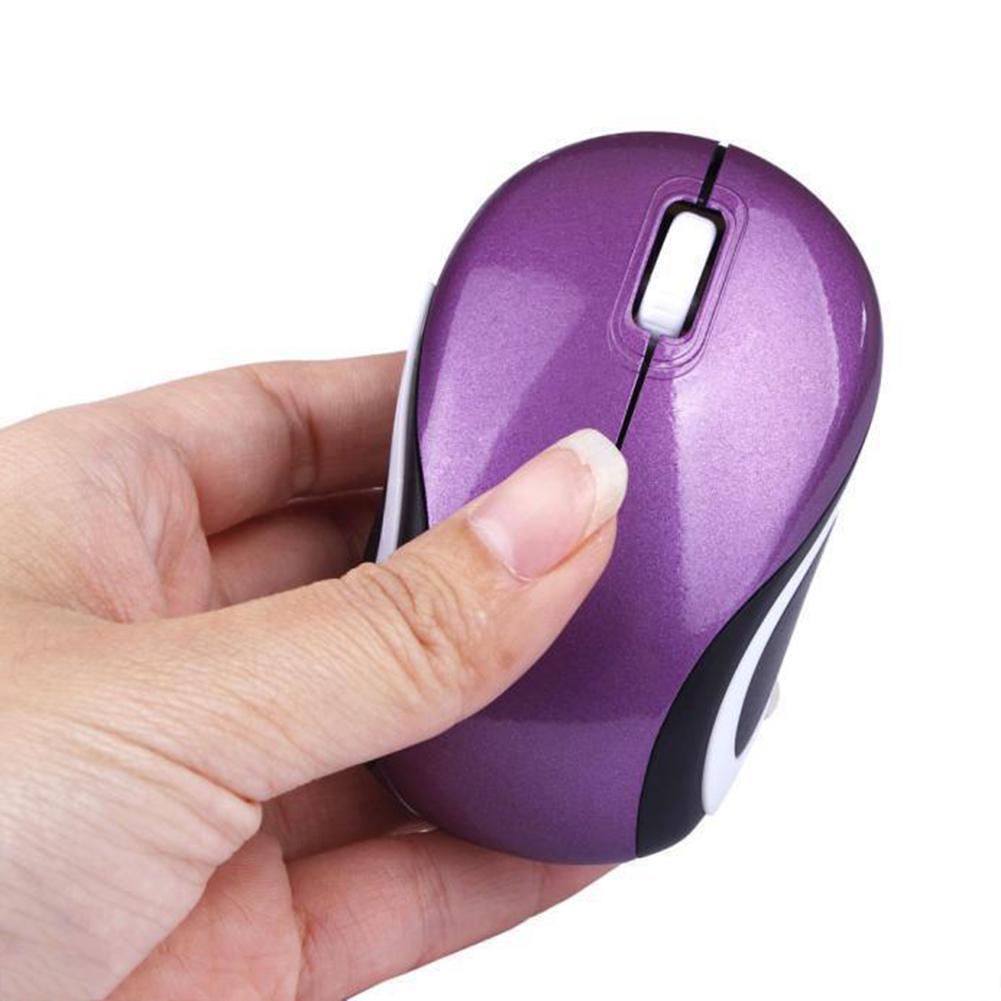 Mini 2.4 GHz 800-1600 DPI Wireless Optical Mouse Mice for PC Laptop Notebook