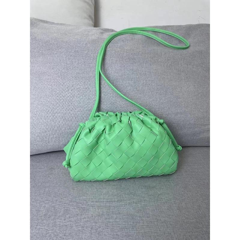 Women's New Pleated Dumpling Bag Genuine Leather Cloud Bag Cowhide Woven Shoulder Bag Crossbody Bag Ashi Ge Same Style