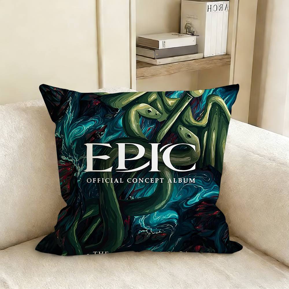 E-Epic The Musical Various Sizes Square Pillow Case For Car Home Bedchamber Decor