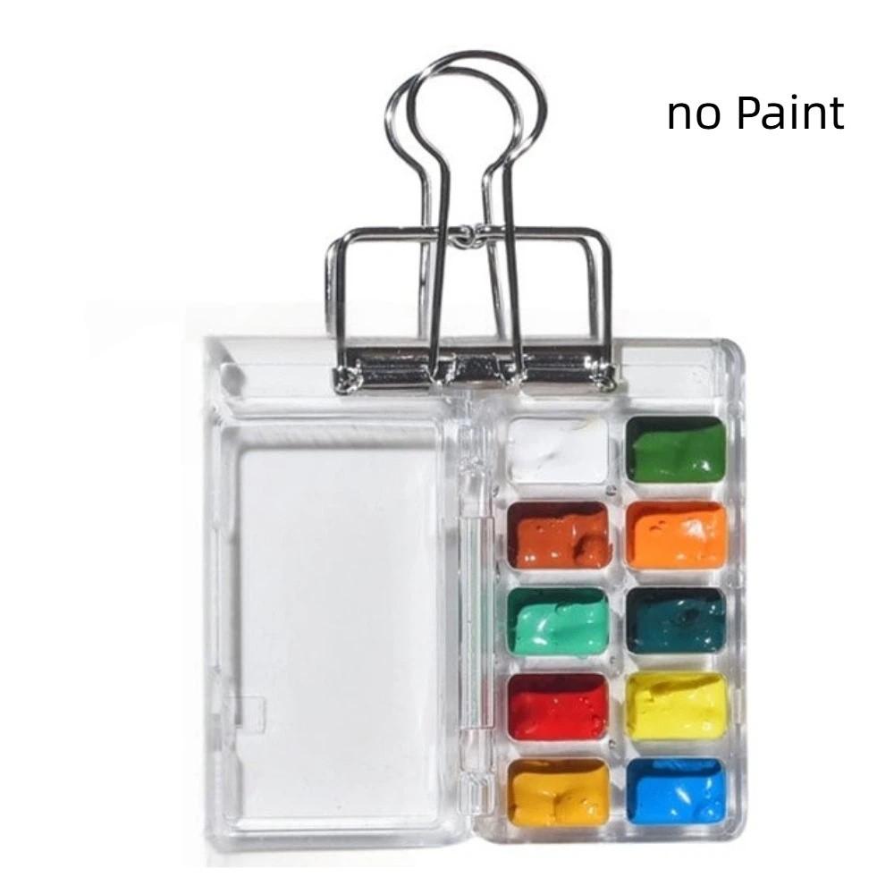 10/21 Grid Watercolor Paint Palette Mini Travel Painting Tray DIY Empty Paint Box  Artist