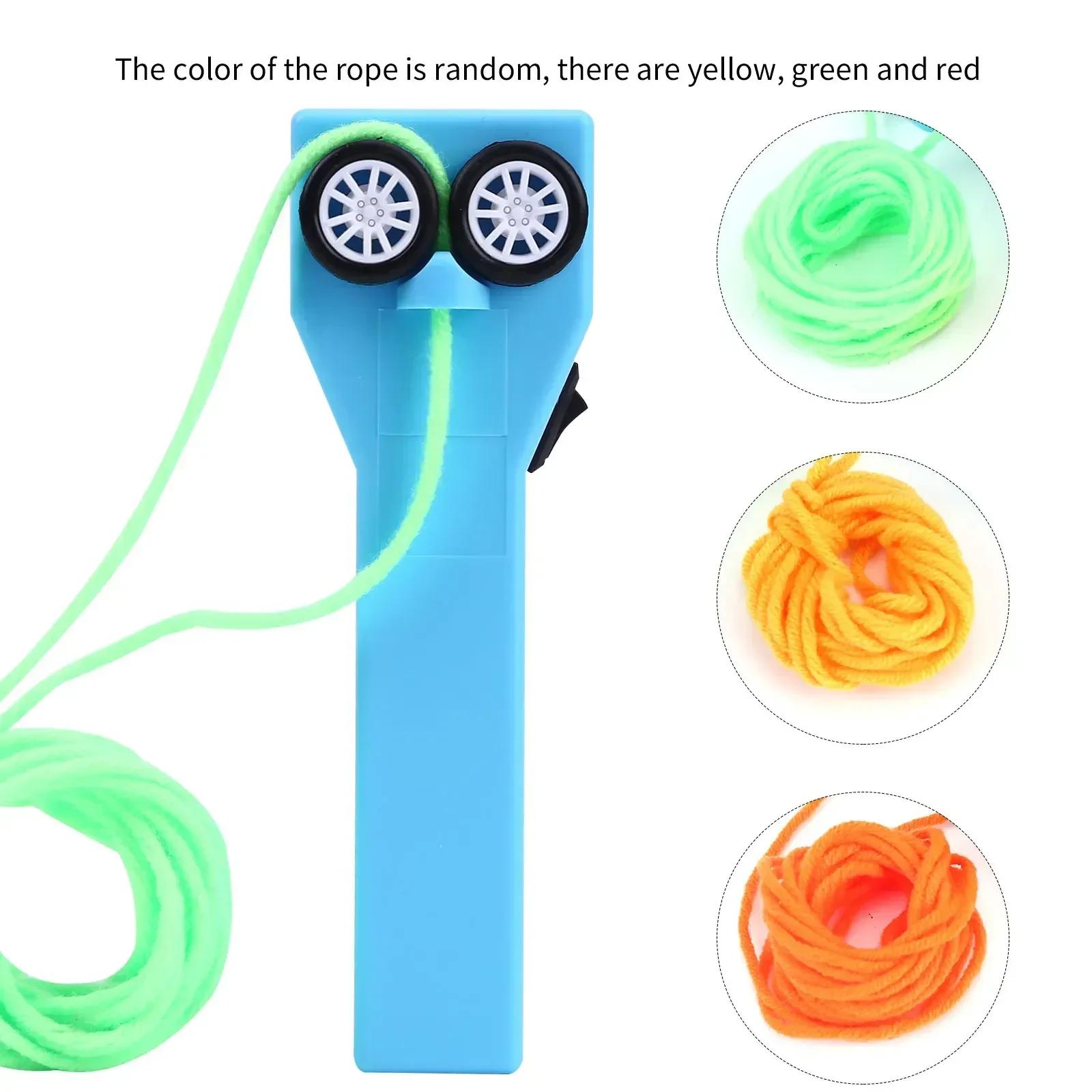 

Electric Rope Launcher String Rop Propeller Push Thruster Controller Funny Cord Shooter Handheld Decompression High Quality Toys Launcher